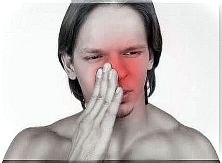 Pain in the nose.