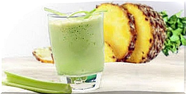 celery and pineapple smoothie