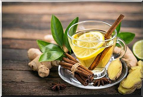 Cinnamon, ginger, and lemon help fight coughs.